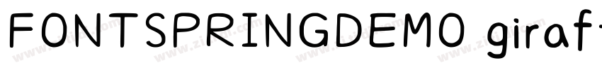 FONTSPRINGDEMO giraf字体转换